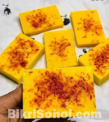 Saffron soap